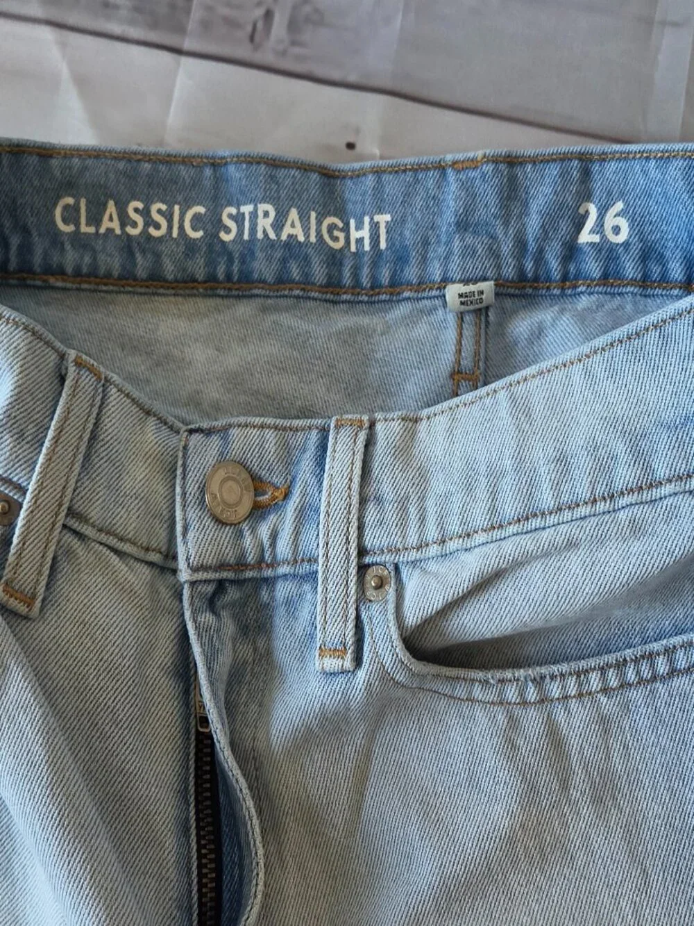J. Crew Classic Straight Jeans Women’s 26, vintage inspired 90’s Y2K style